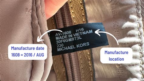 does michael kors bags have serial numbers|michael kors authentication serial number.